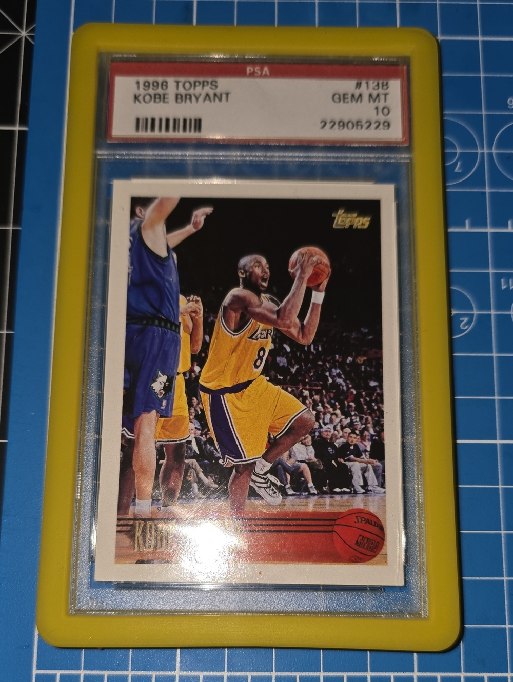 Topps 1990 Topps Kobe Bryant #138 Kobe Bryant PSA Graded 10 Basketball Card